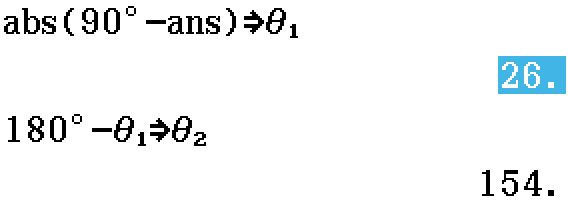 theta1 = 26; theta2 = 154